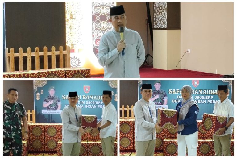 Safari Ramadan Kodim 0905/Balikpapan, Meningkatkan Sinergi TNI dan Media untuk Kota Balikpapan