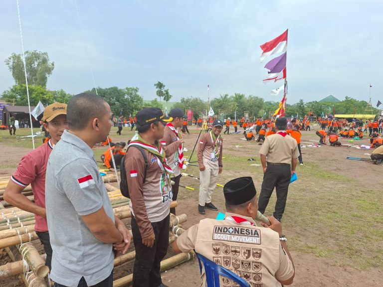 Sinergitas Polresta Balikpapan Warnai Jambore Nasional Pramuka Hidayatullah ke-3
