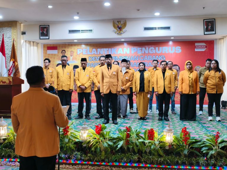 Syarifuddin Oddang Kembali Nakhodai Hanura Balikpapan, Targetkan Satu Kursi Setiap Dapil